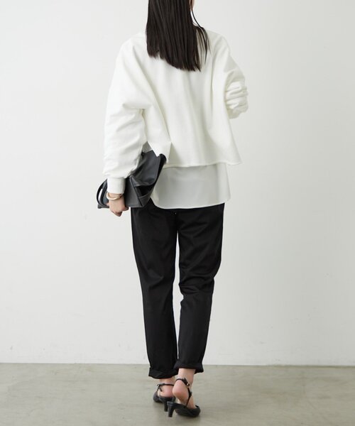 LOUNGEDRESS(ラウンジドレス)の「裾ねじりパンツ(その他パンツ・レディース・ベージュ/ネイビー/ブラック/ライトグレー・X-SMALL/MEDIUM/SMALL/LARGE)」の18枚目の写真