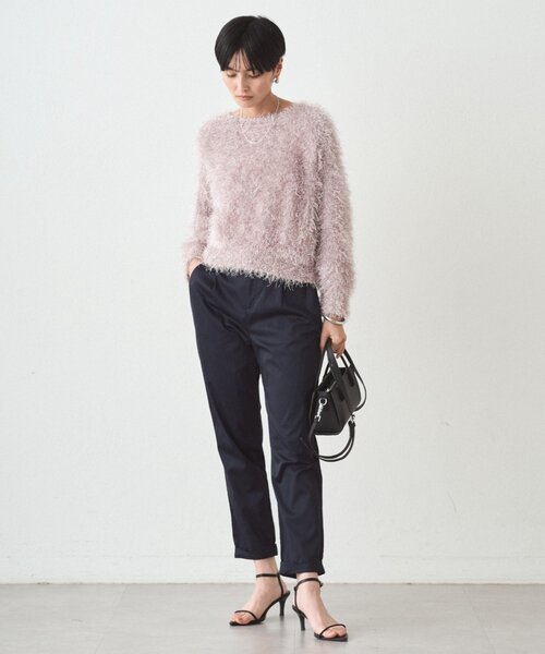 LOUNGEDRESS(ラウンジドレス)の「裾ねじりパンツ(その他パンツ・レディース・ベージュ/ネイビー/ブラック/ライトグレー・X-SMALL/MEDIUM/SMALL/LARGE)」の16枚目の写真