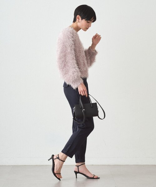 LOUNGEDRESS(ラウンジドレス)の「裾ねじりパンツ(その他パンツ・レディース・ベージュ/ネイビー/ブラック/ライトグレー・X-SMALL/MEDIUM/SMALL/LARGE)」の14枚目の写真