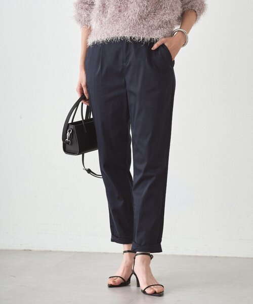 LOUNGEDRESS(ラウンジドレス)の「裾ねじりパンツ(その他パンツ・レディース・ベージュ/ネイビー/ブラック/ライトグレー・X-SMALL/MEDIUM/SMALL/LARGE)」の12枚目の写真