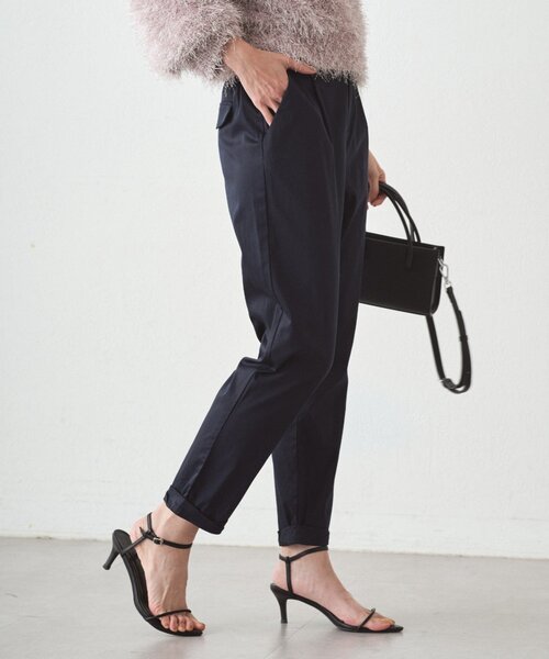 LOUNGEDRESS(ラウンジドレス)の「裾ねじりパンツ(その他パンツ・レディース・ベージュ/ネイビー/ブラック/ライトグレー・X-SMALL/MEDIUM/SMALL/LARGE)」の9枚目の写真