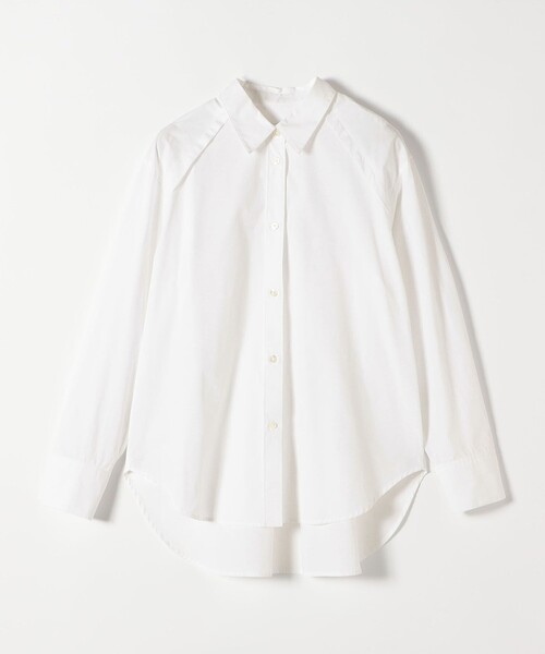 quaranciel(カランシエル)の「quaranciel:〈洗濯機可能〉レギュラーカラー ヨーク ルーズ シャツ(シャツ/ブラウス・レディース・ライトブルー/ホワイト/ブルー系・ONE SIZE)」の9枚目の写真