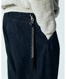 CALEE（キャリー）の「STUDS LEATHER LONG KEY RING（キーホルダー）」