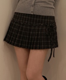 check Lirica mini skirt/チェックリリカミニスカート