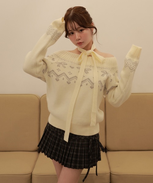 M DOLLY(エムドリー)の「check Lirica mini skirt/チェックリリカミニスカート(スカート・レディース・ブラック/ブラウン・S/M)」の8枚目の写真