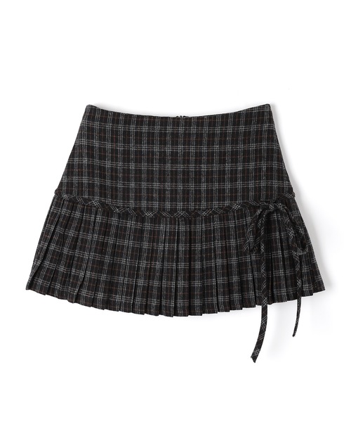 M DOLLY(エムドリー)の「check Lirica mini skirt/チェックリリカミニスカート(スカート・レディース・ブラック/ブラウン・S/M)」の21枚目の写真