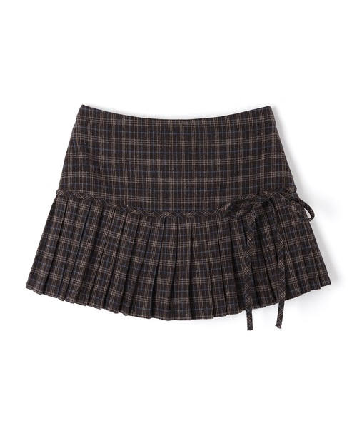 M DOLLY(エムドリー)の「check Lirica mini skirt/チェックリリカミニスカート(スカート・レディース・ブラック/ブラウン・S/M)」の22枚目の写真