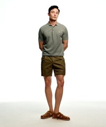 SOLEW（ソル）の「Cotton One-Tuck Shorts_Dark Olive（その他パンツ）」