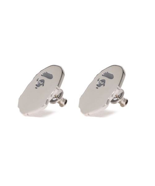 A BATHING APE(アベイシングエイプ)の「APE HEAD SILVER EARRINGS(ピアス(両耳用)・メンズ・シルバー・FREE)」の2枚目の写真