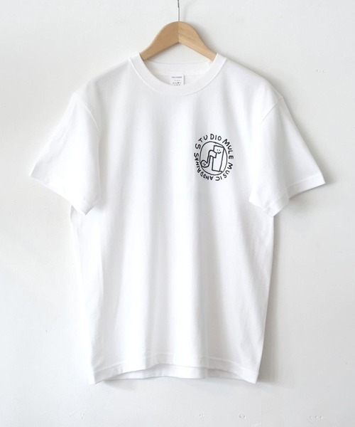 bonjour records(ボンジュールレコーズ)の「【Studio Mule/スタジオ・ミュール】S/S Tee 'dog'(Tシャツ/カットソー・メンズ・ホワイト系その他・XL/L)」の1枚目の写真