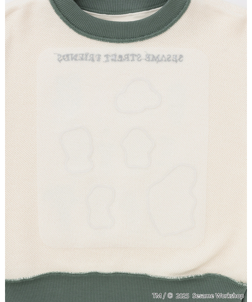 petit main（プティマイン）の「【SESAME STREET】キャラいっぱいトレーナー（スウェット・キッズ・カラフル/クリーム/ライトブルー・120cm/130cm/90cm/110cm/80ｃｍ/100cm）」の13枚目の写真