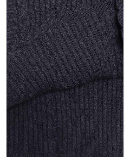 CALNAMUR(カルナムール)の「ケーブルMIXコンパクトニット(ニット/セーター・レディース・グレー/ネイビー/ブルー・FREE)」の19枚目の写真