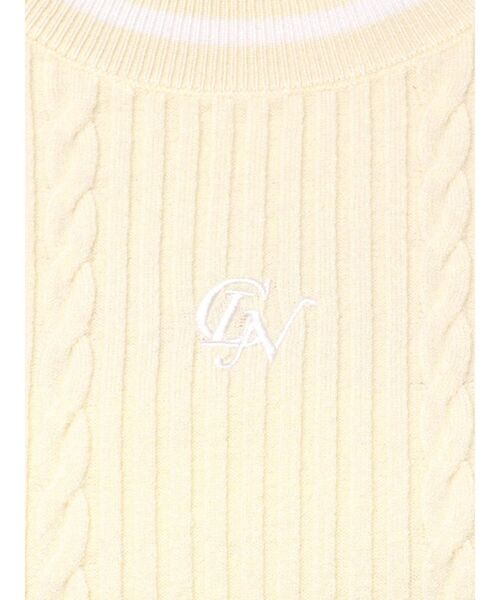 CALNAMUR(カルナムール)の「ケーブルMIXコンパクトニット(ニット/セーター・レディース・グレー/ネイビー/ブルー・FREE)」の22枚目の写真