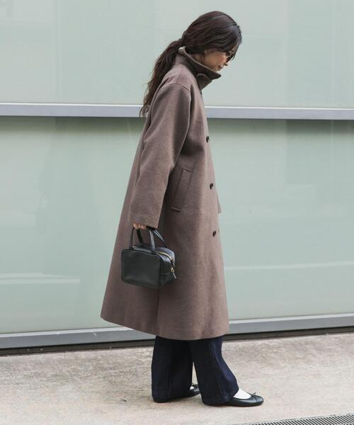 セール】ウールロングコート｜冬服/暖かい/ピリング防止/通勤服