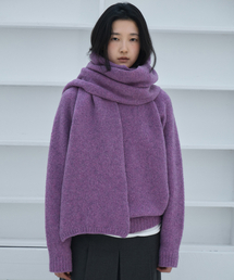 HOWUS（ホワス）の「SOFT MUFFLER (PURPLE)（マフラー）」