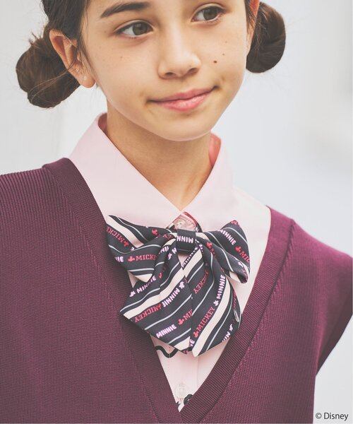 pom ponette junior(ポンポネットジュニア)の「【Disney】リボンタイ(その他小物・キッズ・ピンク/ブルー・F)」の2枚目の写真