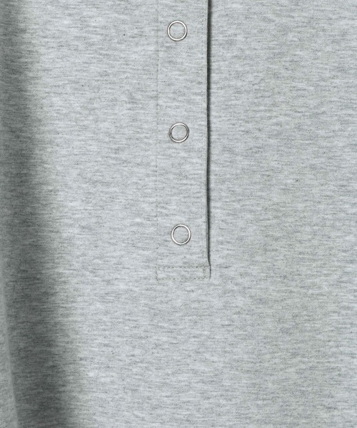 JEANASIS(ジーナシス)の「Fadeダンボールヘンリープルオーバー/638839(スウェット・レディース・グレー/ブラック系その他/ネイビー・FREE)」の12枚目の写真