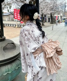 Ada.（エイダ）の「ワントーンで大人っぽ!着付けのいらない 浴衣 セット 《2WAY 3点セット キャミワンピ+セパレート浴衣上+帯》（浴衣）」