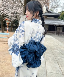 セール】KEITAMARUYAMA × Ameri BLACK FLOWER YUKATA（浴衣）｜Ameri