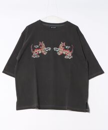 チャイハネ | 【チャイハネ】ラオリャンMEN'S刺繍Tシャツ(Tシャツ/カットソー)