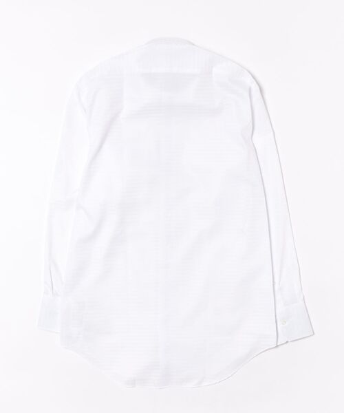 renoma HOMME(レノマオム)の「ワイシャツ メンズ イージーアイロン 綿混 3枚衿風 ボタンダウン 長袖 ビジネス ドレス NEWスタンダードフィット(ビジネスシャツ・メンズ・ホワイト・首回り43cm-裄丈82cm/首回り43cm-裄丈86cm/首回り39cm-裄丈80cm/首回り39cm-裄丈84cm/首回り41cm-裄丈82cm/首回り41cm-裄丈86cm/首回り37cm-裄丈80cm/首回り45cm-裄丈86cm)」の3枚目の写真