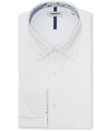 renoma HOMME（レノマオム）の「ワイシャツ メンズ イージーアイロン 綿混 3枚衿風 ボタンダウン 長袖 ビジネス ドレス NEWスタンダードフィット（ビジネスシャツ）」