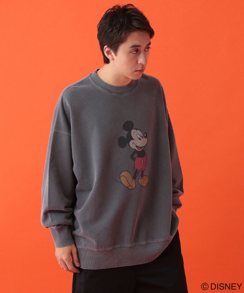 GEORGE'S（ジョージズ）の「【DISNEY】ミッキーマウス／クルーネックウラケ【UNISEX】（スウェット・メンズ・杢グレー/チャコールグレー・LARGE/MEDIUM）」の19枚目の写真