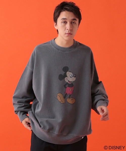 GEORGE'S（ジョージズ）の「【DISNEY】ミッキーマウス／クルーネックウラケ【UNISEX】（スウェット・メンズ・杢グレー/チャコールグレー・LARGE/MEDIUM）」の20枚目の写真