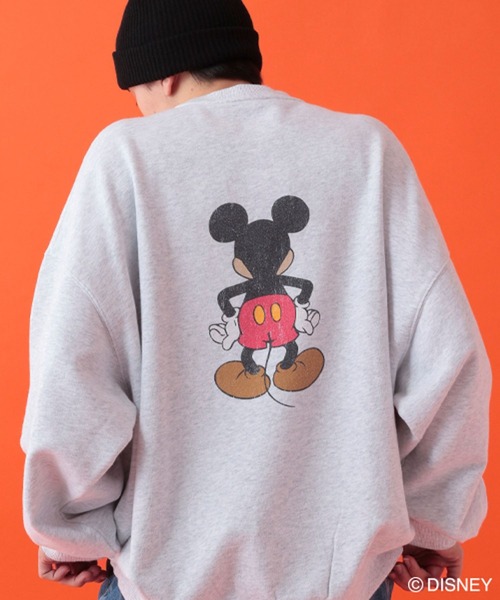 GEORGE'S（ジョージズ）の「【DISNEY】ミッキーマウス／クルーネックウラケ【UNISEX】（スウェット・メンズ・杢グレー/チャコールグレー・LARGE/MEDIUM）」の14枚目の写真