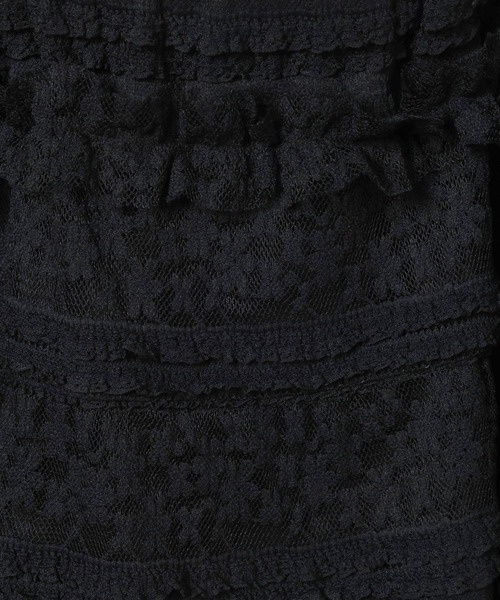 eL(エル)の「【eL】Jacquard Frill BarTop/641318(Tシャツ/カットソー・レディース・ブラック/オフホワイト・FREE)」の11枚目の写真