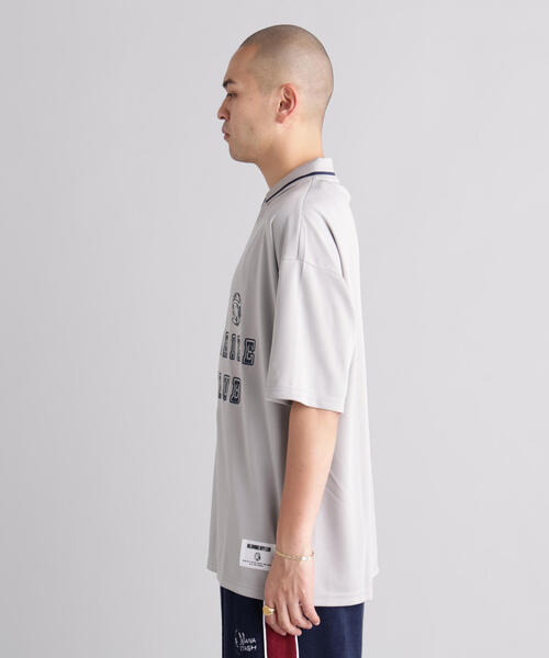 BILLIONAIRE BOYS CLUB(ビリオネア・ボーイズ・クラブ)の「MANASTASHxBILLIONAIRE BOYS CLUB/ビリオネア・ボーイズ・クラブ/BBC MANA GAME SHIRT(ポロシャツ・メンズ・ブラック/グレー/ネイビー・L/M/S/XL)」の9枚目の写真