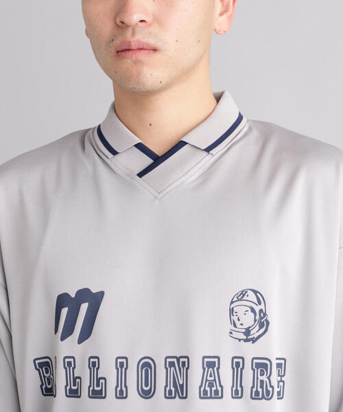 BILLIONAIRE BOYS CLUB(ビリオネア・ボーイズ・クラブ)の「MANASTASHxBILLIONAIRE BOYS CLUB/ビリオネア・ボーイズ・クラブ/BBC MANA GAME SHIRT(ポロシャツ・メンズ・ブラック/グレー/ネイビー・L/M/S/XL)」の11枚目の写真