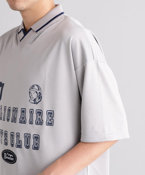 BILLIONAIRE BOYS CLUB(ビリオネア・ボーイズ・クラブ)の「MANASTASHxBILLIONAIRE BOYS CLUB/ビリオネア・ボーイズ・クラブ/BBC MANA GAME SHIRT(ポロシャツ・メンズ・ブラック/グレー/ネイビー・L/M/S/XL)」の12枚目の写真