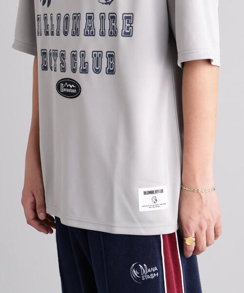 BILLIONAIRE BOYS CLUB(ビリオネア・ボーイズ・クラブ)の「MANASTASHxBILLIONAIRE BOYS CLUB/ビリオネア・ボーイズ・クラブ/BBC MANA GAME SHIRT(ポロシャツ・メンズ・ブラック/グレー/ネイビー・L/M/S/XL)」の13枚目の写真