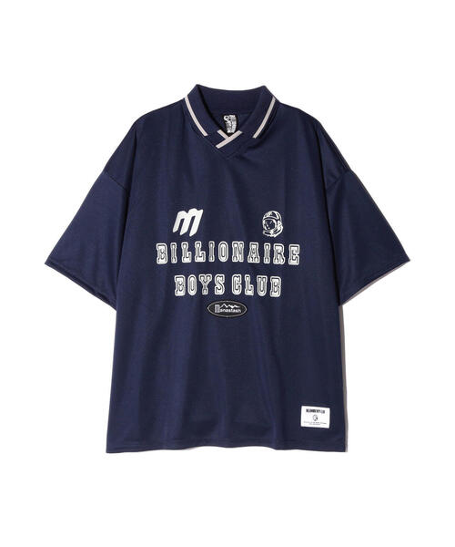BILLIONAIRE BOYS CLUB(ビリオネア・ボーイズ・クラブ)の「MANASTASHxBILLIONAIRE BOYS CLUB/ビリオネア・ボーイズ・クラブ/BBC MANA GAME SHIRT(ポロシャツ・メンズ・ブラック/グレー/ネイビー・L/M/S/XL)」の14枚目の写真