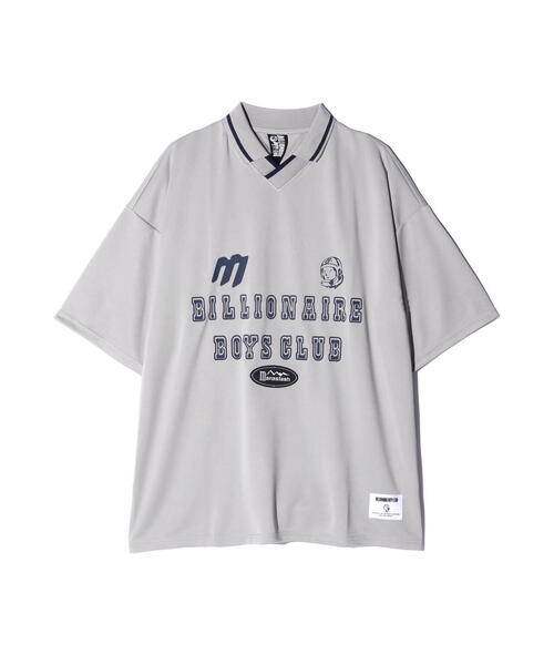 BILLIONAIRE BOYS CLUB(ビリオネア・ボーイズ・クラブ)の「MANASTASHxBILLIONAIRE BOYS CLUB/ビリオネア・ボーイズ・クラブ/BBC MANA GAME SHIRT(ポロシャツ・メンズ・ブラック/グレー/ネイビー・L/M/S/XL)」の2枚目の写真