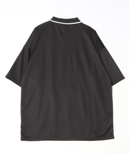 BILLIONAIRE BOYS CLUB(ビリオネア・ボーイズ・クラブ)の「MANASTASHxBILLIONAIRE BOYS CLUB/ビリオネア・ボーイズ・クラブ/BBC MANA GAME SHIRT(ポロシャツ・メンズ・ブラック/グレー/ネイビー・L/M/S/XL)」の4枚目の写真