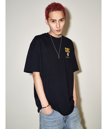 DECEMBER TEN（ディセンバーテン）の「ポリスディティピショートスリーブオーバーサイズTシャツネイビー（Tシャツ/カットソー）」