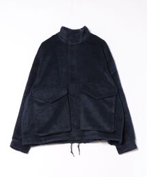 many men many mind（メニーメンメニーマインド）の「/many men many mind/ 無地シャギーミリタリースタンドブルゾン（ミリタリージャケット）」