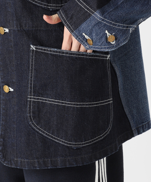 別注【INSCRIRE*LEE*LESSAGE】LOCO JK DENIM USED：カバーオール