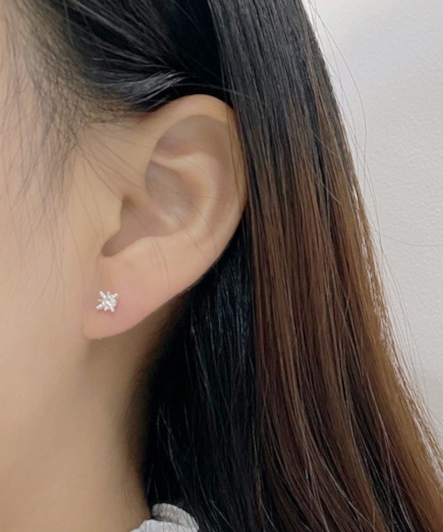 MASHIRO（マシロ）の「ワンポイントアソートモチーフピアス12点セット(MA/EK494)（ピアス（両耳用）・レディース・シルバー・FREE）」の4枚目の写真