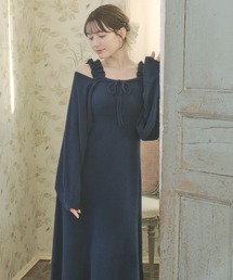 eMutille(�G�~���e�B�[��)�́ySET ITEM�zfluffy bolero one-piece set / �t���t���{���������s�[�X�Z�b�g(���[�������s�[�X)