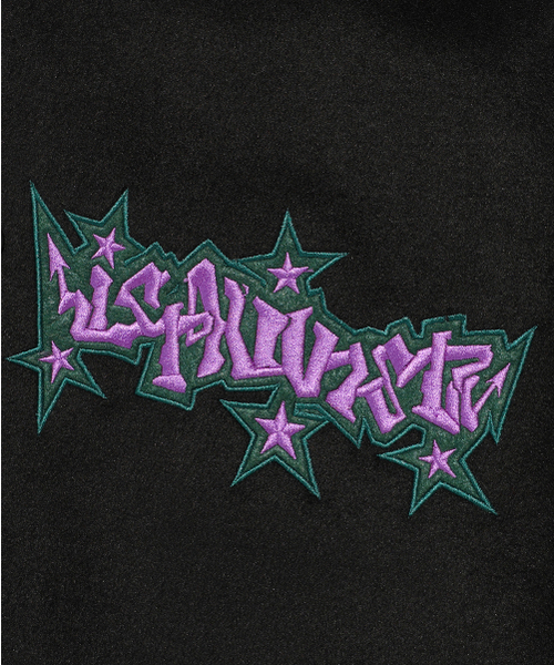 ISTKUNST(イストクンスト)の「STARS VARSITY JACKET_BLACK(IK2EFMB930A)(スタジャン・レディース・ブラック・S/M/L)」の4枚目の写真