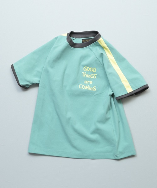 MARKEY'S(マーキーズ)の「【消臭加工/吸水速乾/UVカット】サイドラインプリントTシャツ/セットアップ可(Tシャツ/カットソー・キッズ・グリーン/ピンク/イエロー・80/90/95/100/110/120/130/140/150)」の14枚目の写真