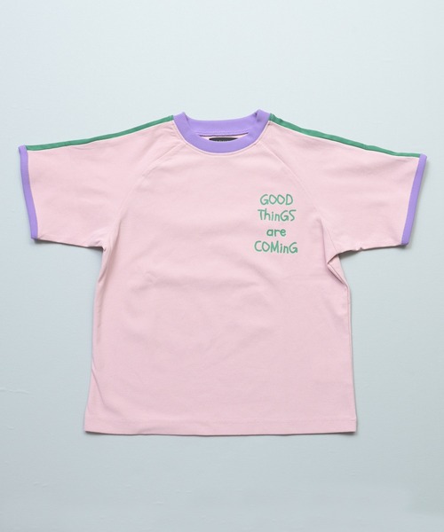 MARKEY'S(マーキーズ)の「【消臭加工/吸水速乾/UVカット】サイドラインプリントTシャツ/セットアップ可(Tシャツ/カットソー・キッズ・グリーン/ピンク/イエロー・80/90/95/100/110/120/130/140/150)」の16枚目の写真