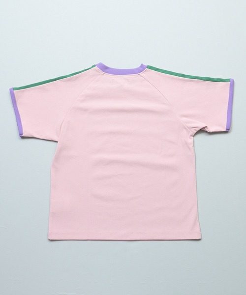 MARKEY'S(マーキーズ)の「【消臭加工/吸水速乾/UVカット】サイドラインプリントTシャツ/セットアップ可(Tシャツ/カットソー・キッズ・グリーン/ピンク/イエロー・80/90/95/100/110/120/130/140/150)」の17枚目の写真