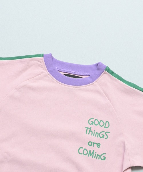 MARKEY'S(マーキーズ)の「【消臭加工/吸水速乾/UVカット】サイドラインプリントTシャツ/セットアップ可(Tシャツ/カットソー・キッズ・グリーン/ピンク/イエロー・80/90/95/100/110/120/130/140/150)」の18枚目の写真