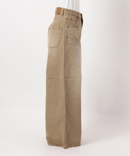 Spick & Span（スピックアンドスパン）の「5 1/2 HIGH-WIDELEG DENIM（デニムパンツ・レディース・アイボリー/ベージュ・28/27）」の17枚目の写真