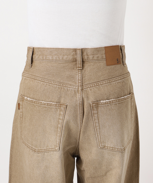 Spick & Span（スピックアンドスパン）の「5 1/2 HIGH-WIDELEG DENIM（デニムパンツ・レディース・アイボリー/ベージュ・28/27）」の19枚目の写真