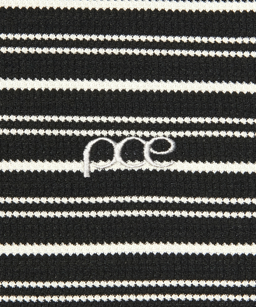 PIECEMAKER(ピースメーカー)の「STRIPE WAFFLE SLEEVELESS TOP (BLACK)(Tシャツ/カットソー・レディース・その他・M)」の5枚目の写真